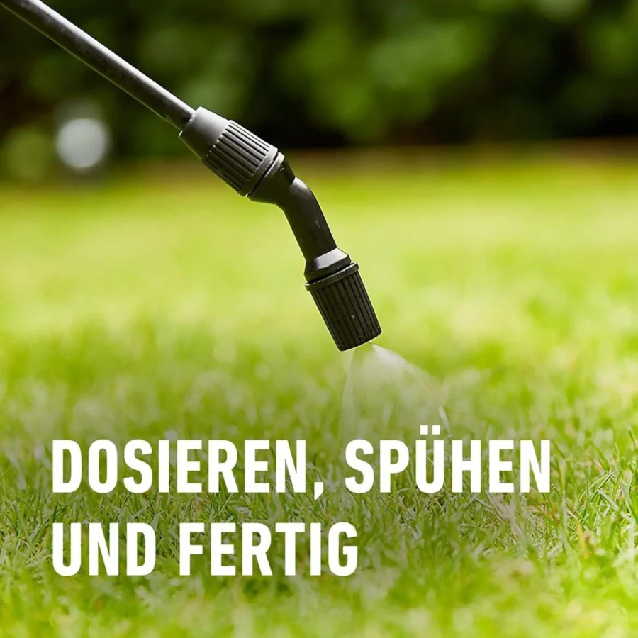 COMPO Rasendünger gegen Unkraut und Moos, 1,3 Liter, für einen gesunden, grünen Rasen ohne unerwünschte Pflanzen.
