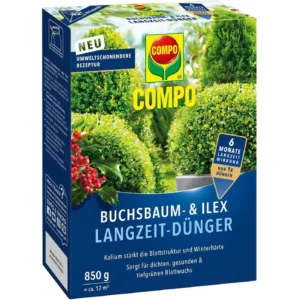 COMPO Buchsbaum- und Ilex Langzeit-Dünger, 850 g