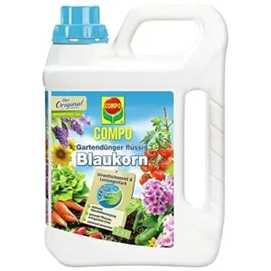 COMPO Gartendünger Blaukorn flüssig, 2,5 Liter Kanister