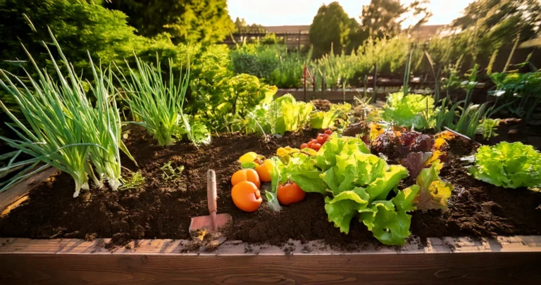Mischkultur leicht gemacht: farbenfrohe Gartenpflanzen für optimale Erträge, ideal für Gemüsegärten und Balkone.