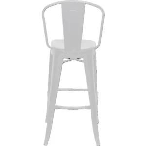 PAPERFLOW Outdoor-Barhocker URBAN, 2er Set, weiß