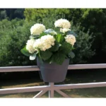 EDA Geländertopf "OSAKA", Durchmesser: 300 mm, anthrazit