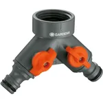 Gardena 2-Wege-Ventil, für Wasserhähne mit 26,5 mm (G3/4)-Gewinde