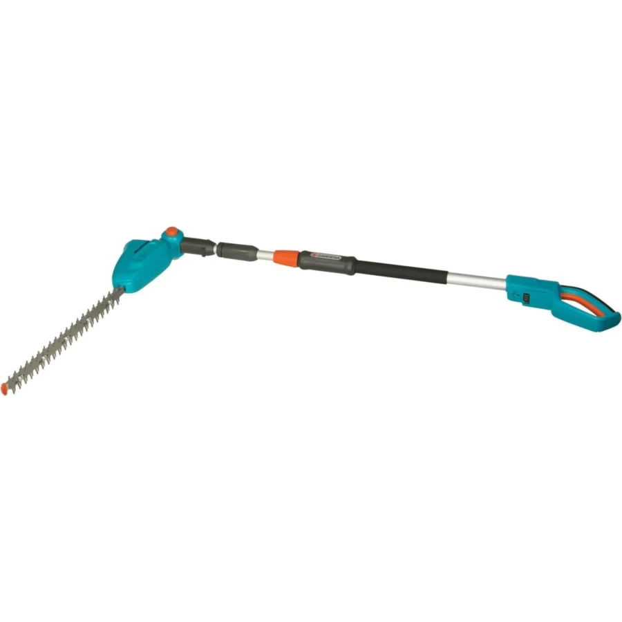 Gardena Akku-Teleskop-Heckenschere THS 42, 18V, für müheloses Schneiden von Hecken, teleskopierbar bis 2,8 m, ideal für große Gärten.