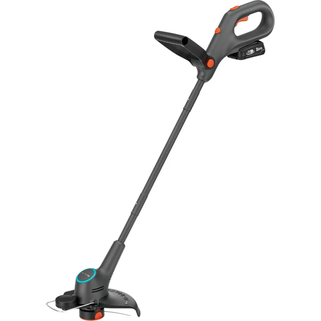 Gardena Akku-Trimmer EasyTrim 25, 18 V, leicht und kabellos, ideal für präzises Trimmen im Garten, inklusive P4A Ready-To-Use Zubehör.