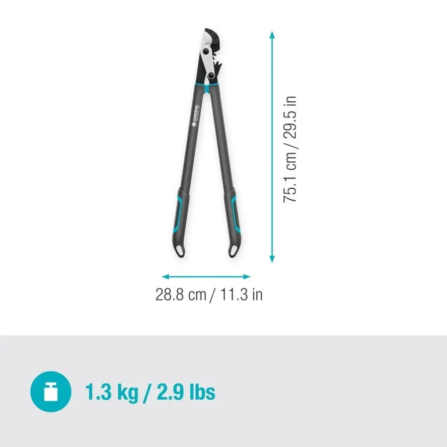 Gardena Astschere EnergyCut Pro L-3, robuste Baumschneider mit ergonomischem Griff, ideal für präzise Schnitte in Gärten.