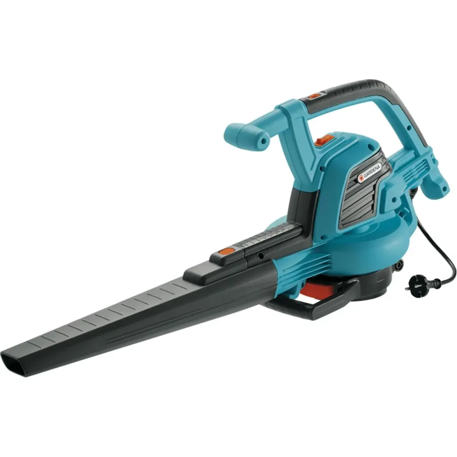 Gardena Elektro-Gartensauger-Bläser ErgoJet 3000, kraftvoll und leise, ideal für schnelles Laubblasen und Absaugen im Garten.