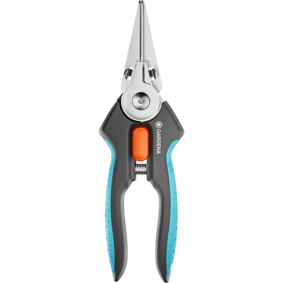 Gardena GripCut 1, ergonomische Gartenschneider mit Anti-Rutsch-Griff, ideal für präzise Schnittführung und müheloses Schneiden von Pflanzen.