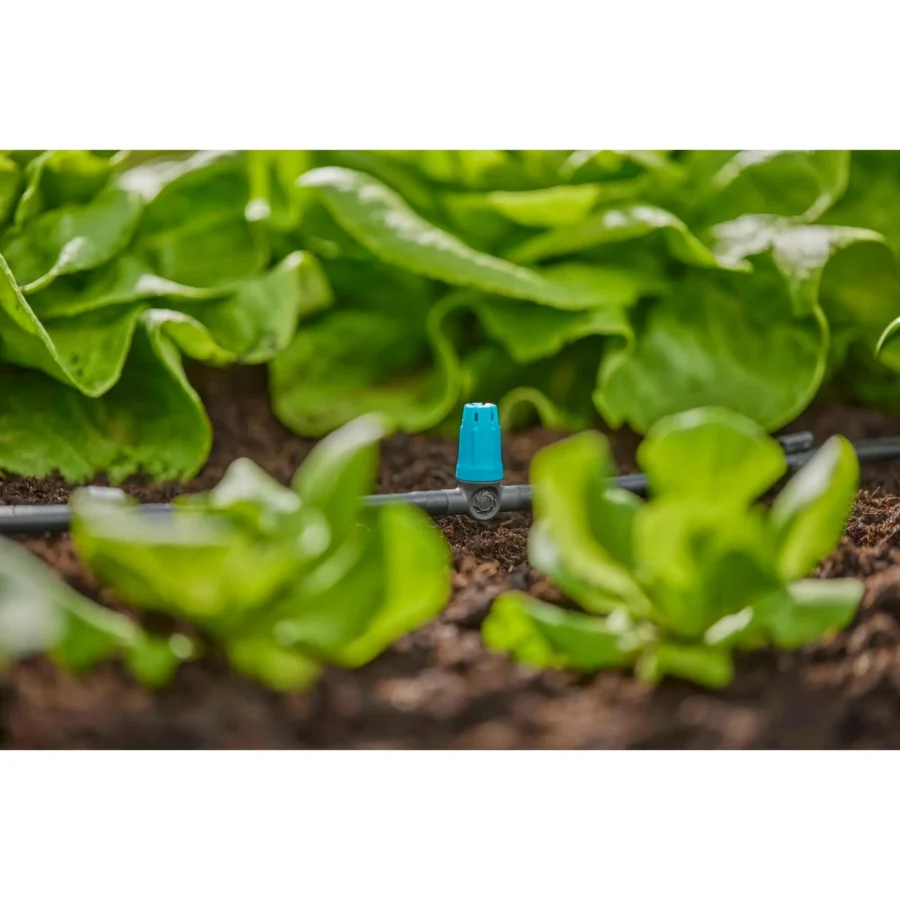 Gardena Micro-Drip-System Kleinfächendüse, präzise Bewässerung für kleine Gärten, langlebig und einfach zu installieren.