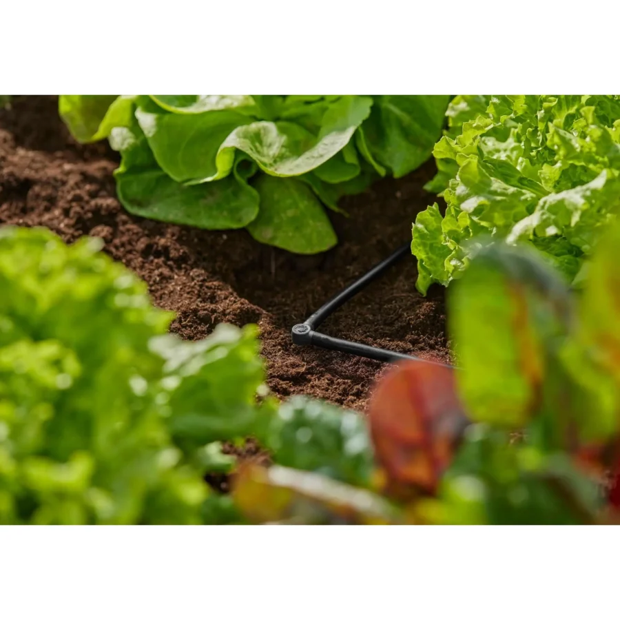 Gardena Micro-Drip-System L-Stück 4-6 mm, 10 Stück, ideal für präzise Bewässerung im Garten, langlebig und einfach zu installieren.