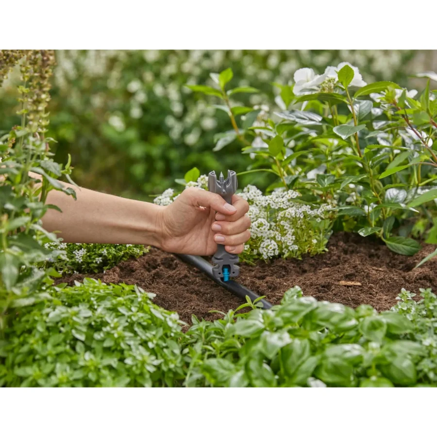 Gardena Micro-Drip-System-Montagewerkzeug, vielseitig einsetzbar für einfache Installation, robust und benutzerfreundlich, ideal für Gartenliebhaber.