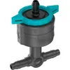 Gardena Micro-Drip-System regulierbarer Reihentropfer, 1-8 l/h, ideal für präzise Bewässerung im Garten, druckregulierend für optimale Pflanzengesundheit.