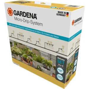Gardena Micro-Drip-System Tropfbewässerung Set Balkon (15 Pflanzen)