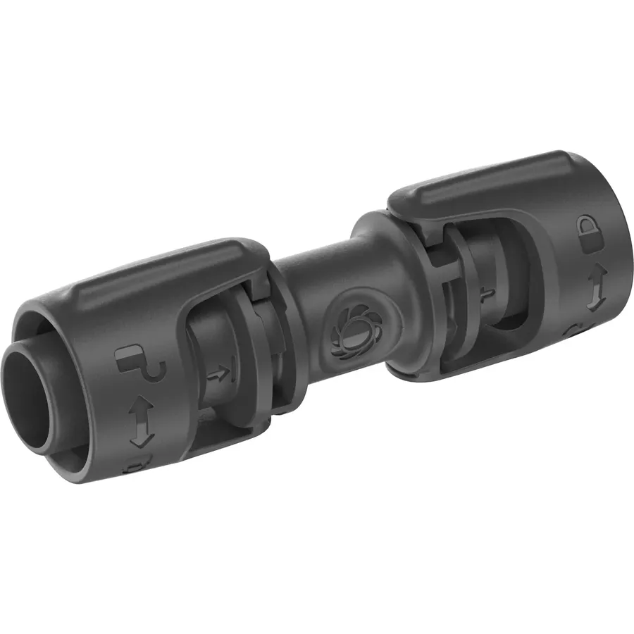 Gardena Micro-Drip-System Verbinder 13 mm, 3-teilig, ideal für effiziente Bewässerung von Garten und Balkon.