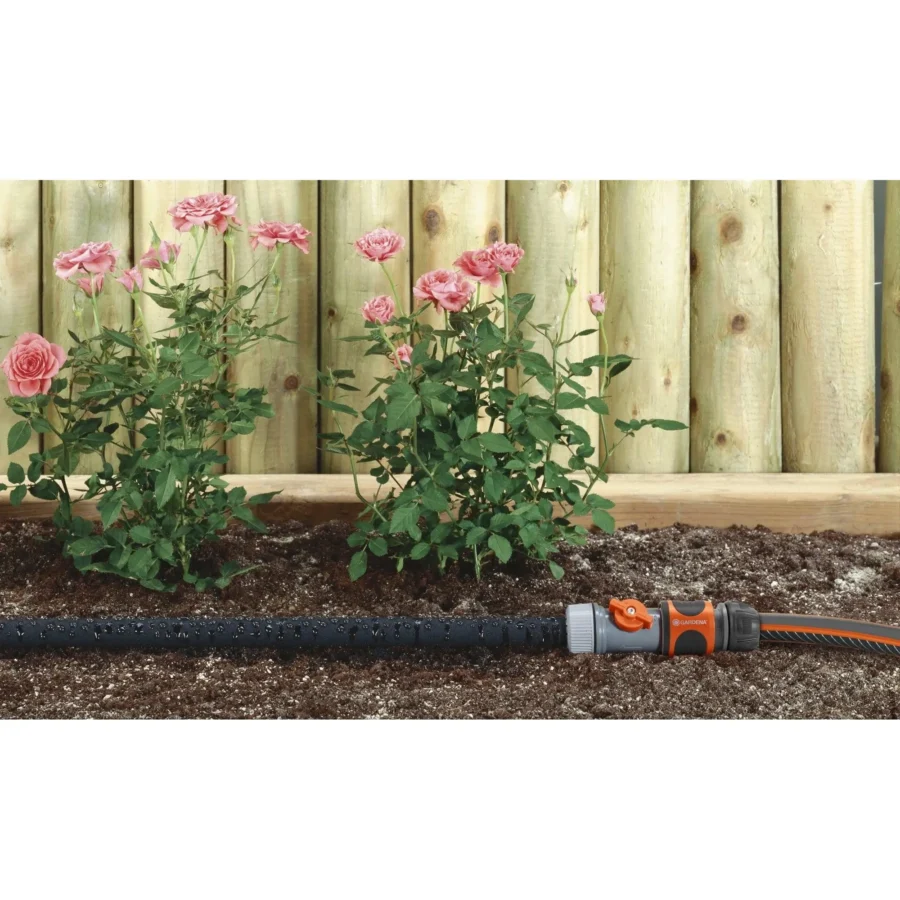 Gardena Perl-Regner 7,5 m, ideal für gleichmäßige Bewässerung im Garten, strapazierfähig und flexibel für optimale Pflanzenpflege.