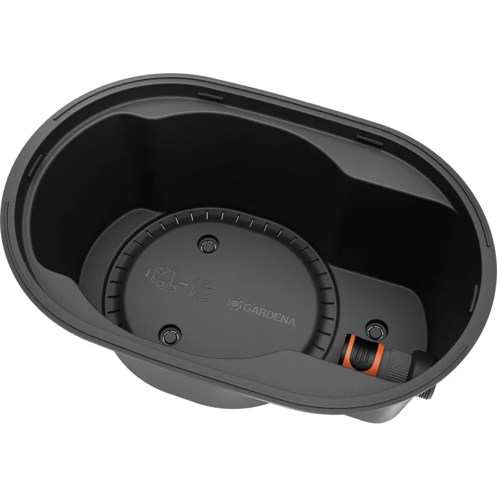 Gardena Pipeline-Set AquaPrecise für effiziente Gartenbewässerung, unterirdisch installiert, inkl. Underground-Box, ideal für große Flächen.