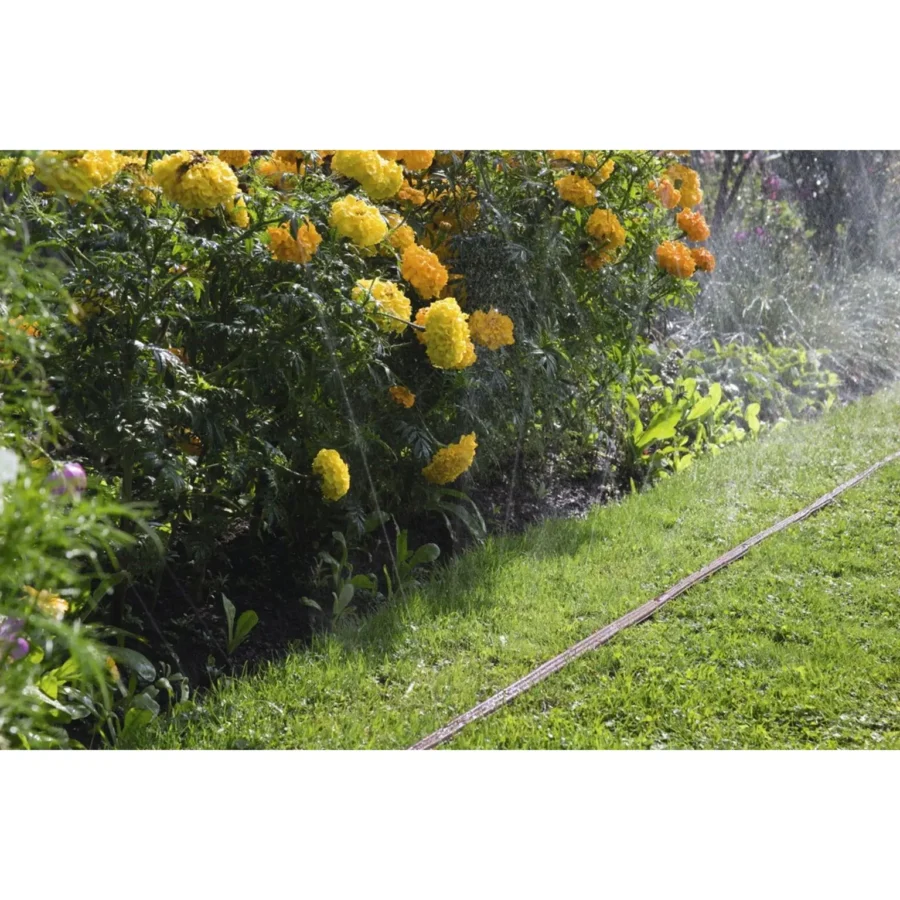 Gardena Schlauch-Regner in Braun, 15 m Länge, ideal für präzise Bewässerung im Garten, langlebig und witterungsbeständig.
