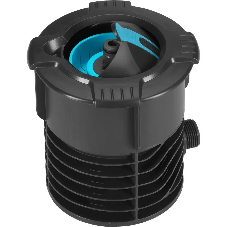 Gardena Sprinklersystem Wassersteckdose, robust und wetterfest, ideal für effiziente Gartenbewässerung.