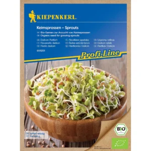 BIO Keimsprossen-Saat Daikon-Rettichsamen