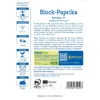 Kiepenkerl Block-Paprika Bendigo F1, saftige Früchte, ideal für Hochbeete, 10 Saatgutkapseln für ertragreiche Ernte.