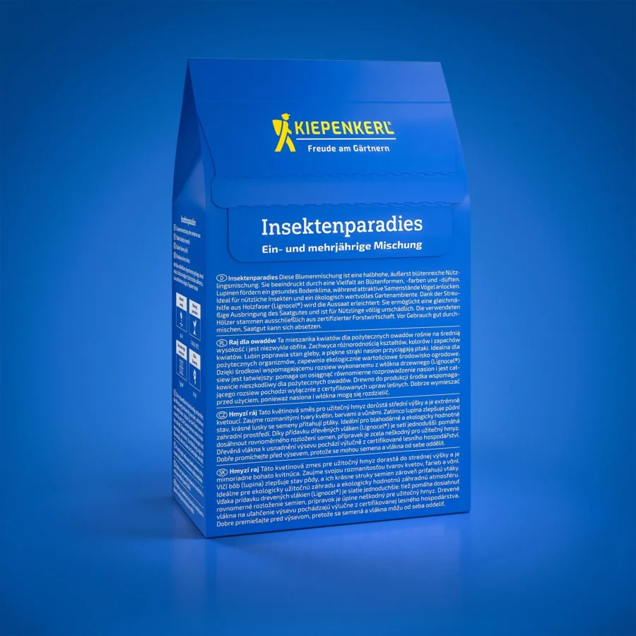 Kiepenkerl Blumenmischung Insektenparadies für eine blühende Insektenwelt, 3 g, ideal für naturnahe Gärten und bienenfreundliche Flächen.