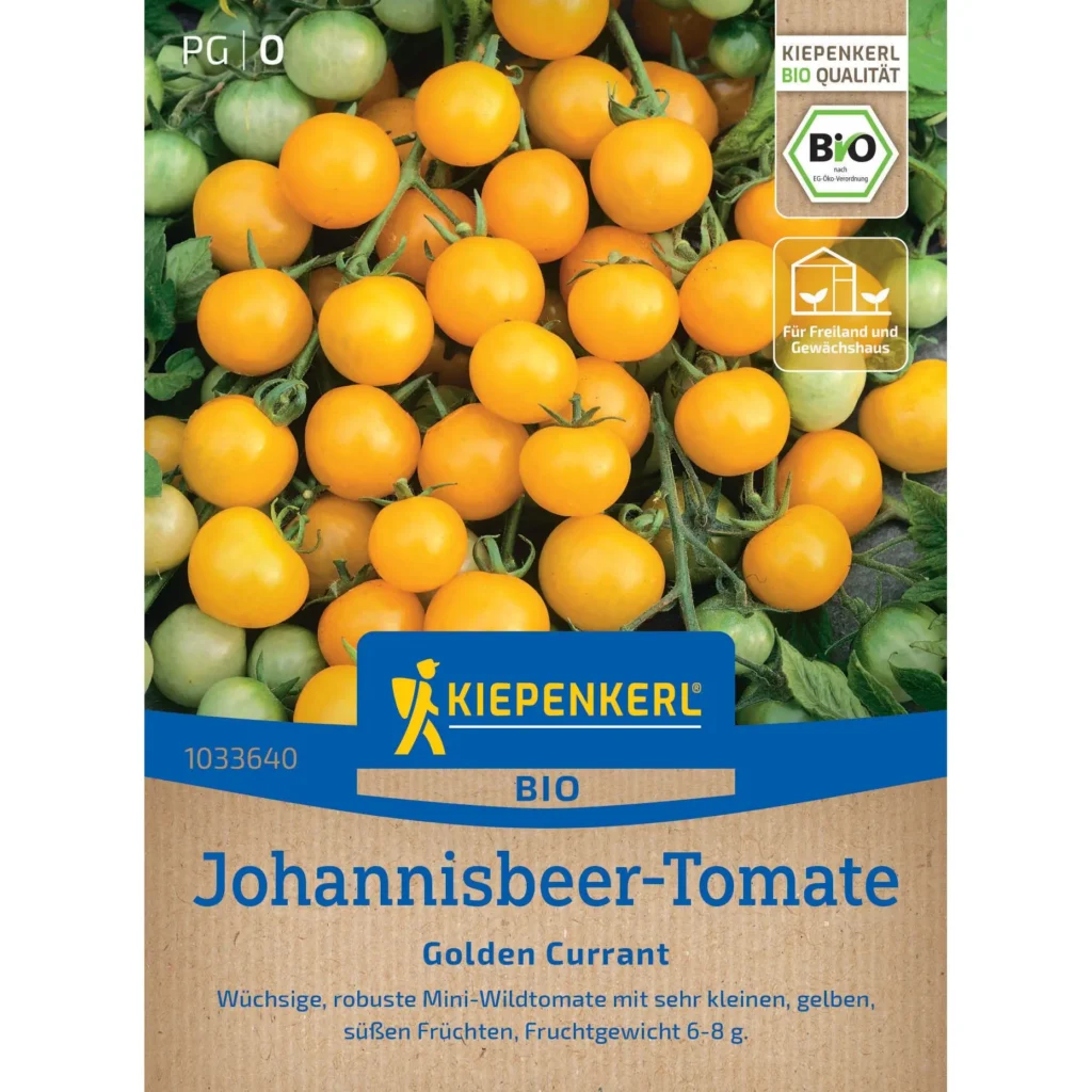 Johannisbeer-Tomatensamen Golden Currant, reich an Vitaminen, ideal für Ihren Garten und perfekte Ernte, biologisch abbaubar.