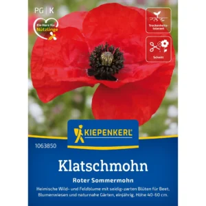 Klatschmohnsamen Roter Sommermohn