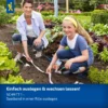 Kiepenkerl Kräuter-Trio mit Petersilie Laura, Koriander Jantar und Dill Annette, Saatband für einfaches und effizientes Pflanzen, ideal für Hobbygärtner.