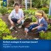 Kiepenkerl Kräuter-Trio mit Petersilie Laura, Koriander Jantar und Dill Annette, ideal für aromatische Küchenkräuter, Saatband für einfache Anzucht.