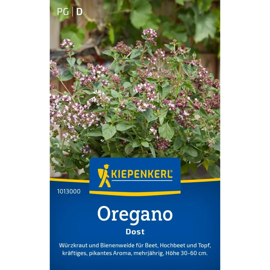 Kiepenkerl Oregano-Dost, aromatische Küchenkräuter, ideal für mediterrane Gerichte, 50 g, für frischen Geschmack und gesundes Kochen.