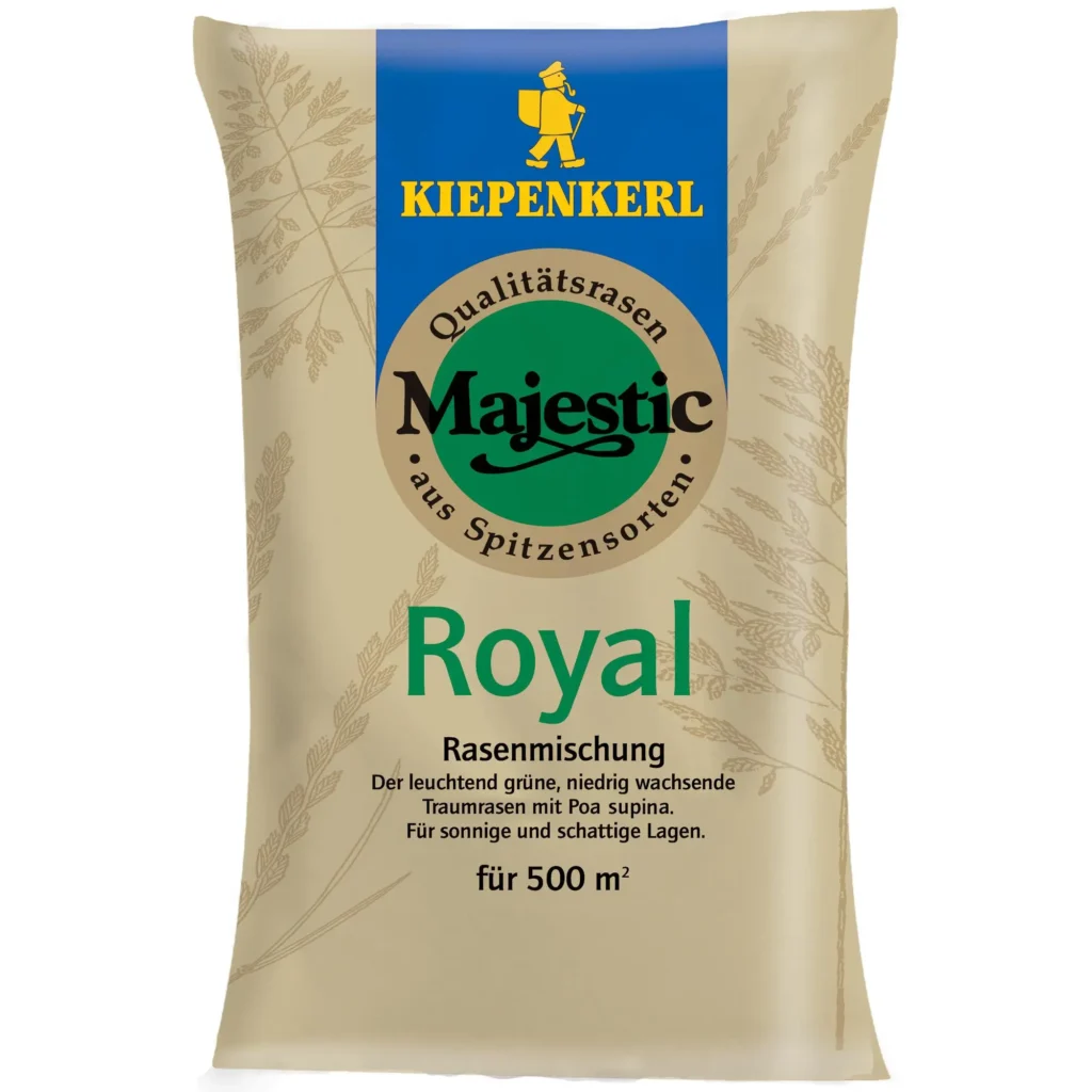 Kiepenkerl Royal Rasensamen, 10 kg, für dichtes, grünes Gras, ideal für Gartenflächen und Spielrasen.