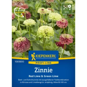 Zinniensamen Red Lime & Green Lime