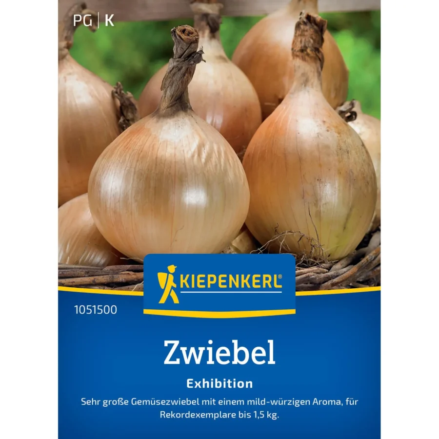 Kiepenkerl Zwiebel-Sortiment für anspruchsvolle Gärtner, 10 hochwertige Zwiebelarten, ideal für ertragreiche Ernte gesundes Gemüse.