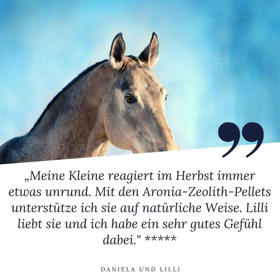 HORSEKRAFT Zeolith BIO Aronia Pellets 1.3kg zum Ausprobieren – Bild 3