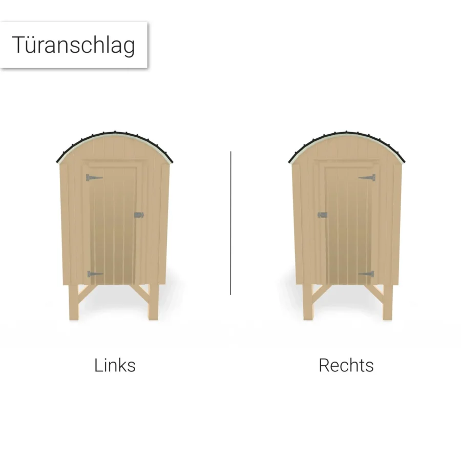 Kinderspielhaus Pünktchen & Anton - Bauwagen aus Holz mit Terrasse & Hochebene – Bild 7