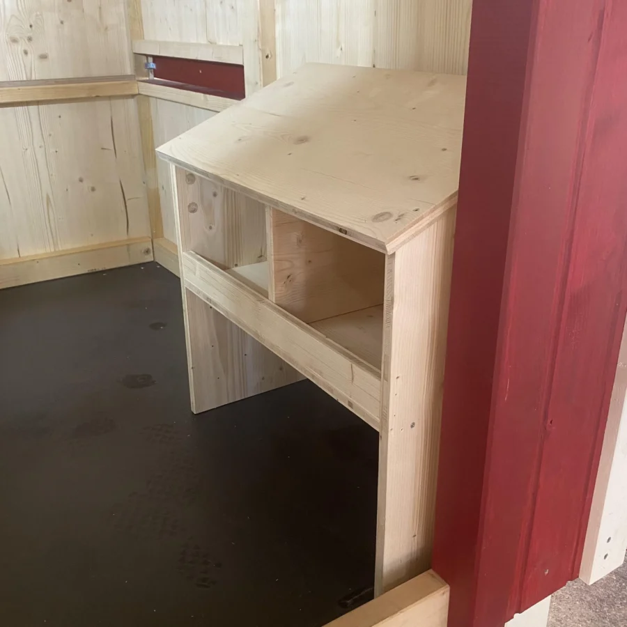 Der Holz Hannes Hühnerstall Bauwagen Option Doppellegenest