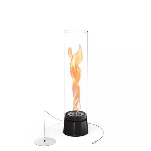 SPIN air 1200 Tischfeuer Emaille schwarz