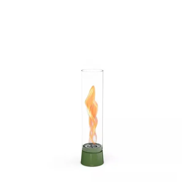 SPIN air 900 Tischfeuer Emaille grün