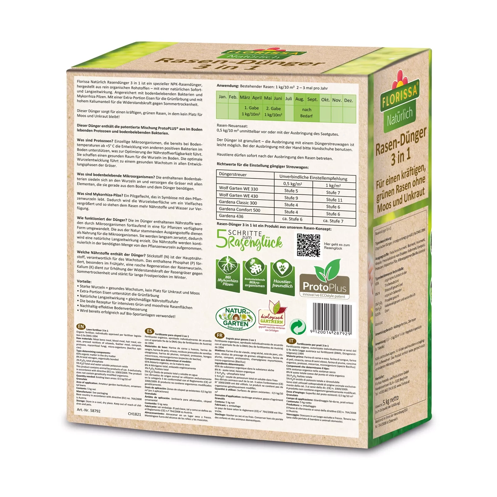 Proto Plus Rasendünger 3 in 1 3 Proto Plus Rasendünger 3 in 1 – Bild 3