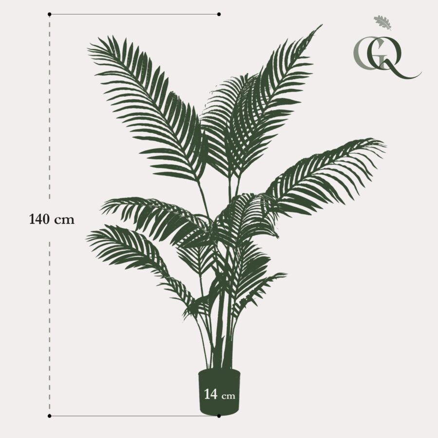 Kunstpflanze - Howea Forsteriana - 140 cm – Bild 3