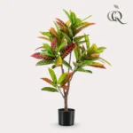 Kunstpflanze - Croton Codiaeum - Wunderstrauch - ↨95 cm