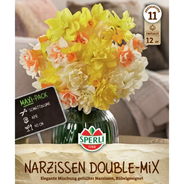Maxi Narzissen (Narcissus pseudonarcissus) Gefüllte Farbmischung