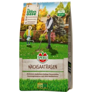 Nachsaatrasen, 0,25 kg - Premium Rasensamen für kräftiges Grün