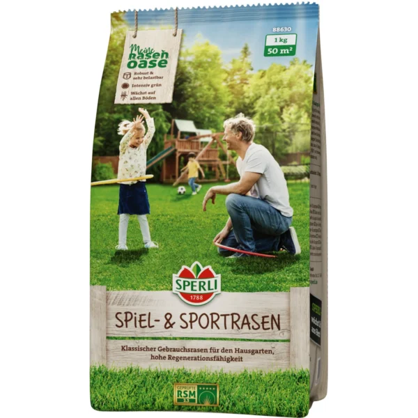 Spiel- & Sportrasen RSM 2.3 (Premium Rasensamen), 1 kg