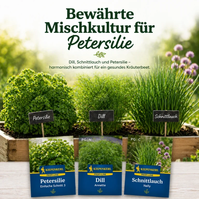 Dill + Schnittlauch + 2x Petersilie im Vorteilspaket