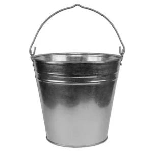 Bradas Zinkeimer (5 Liter) - Silber