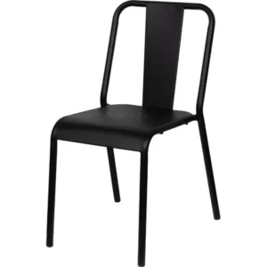 Outdoor-Besucherstuhl ARTY (PAPERFLOW) - 2er Set, schwarz